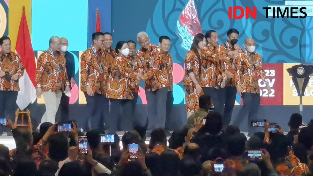 Munas HIPMI: Sambutan Menteri Bahlil Soal Capres Bikin Jokowi Tertawa
