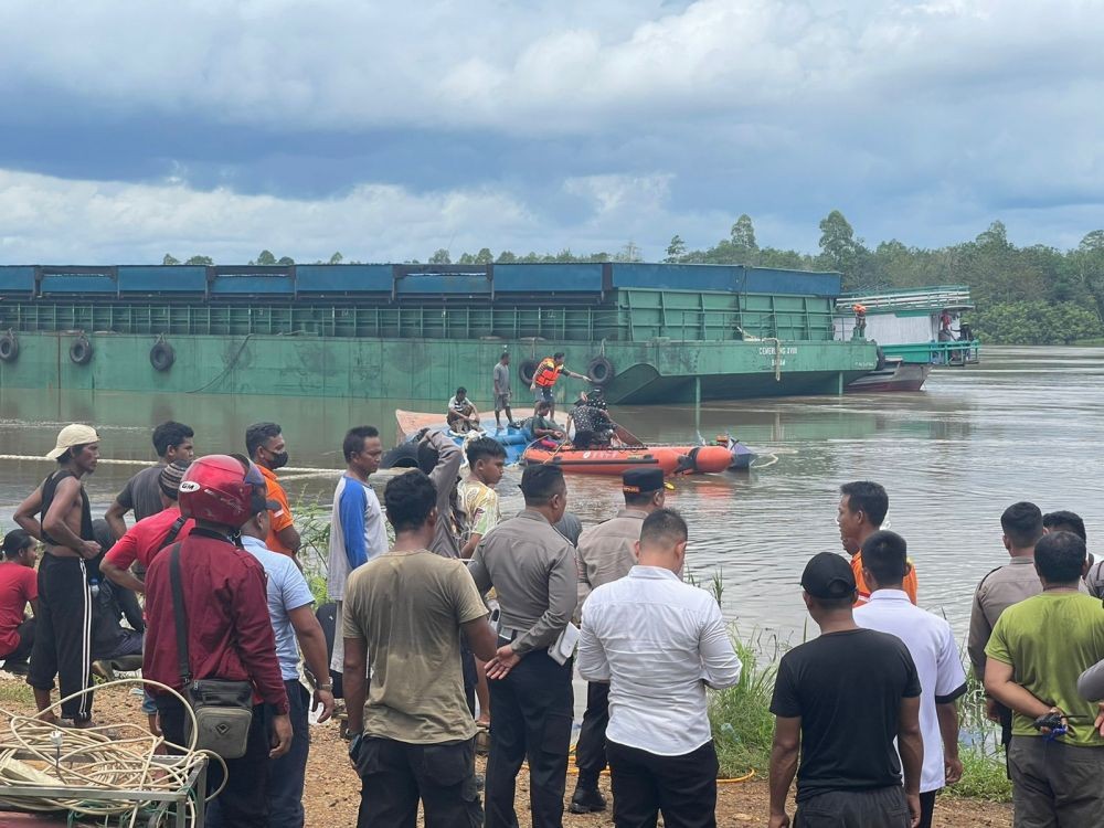 Nakhoda Kapal  Tugboat yang Tenggelam di Kubar Ditemukan Meninggal