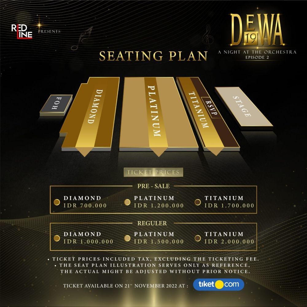 Harga Tiket DEWA 19 A Night At The Orchestra Episode 2