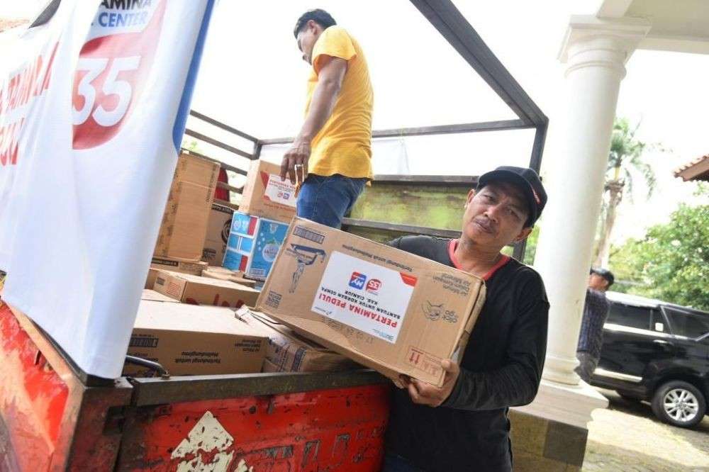 Pertamina Salurkan Bantuan Untuk Korban Gempa Cianjur