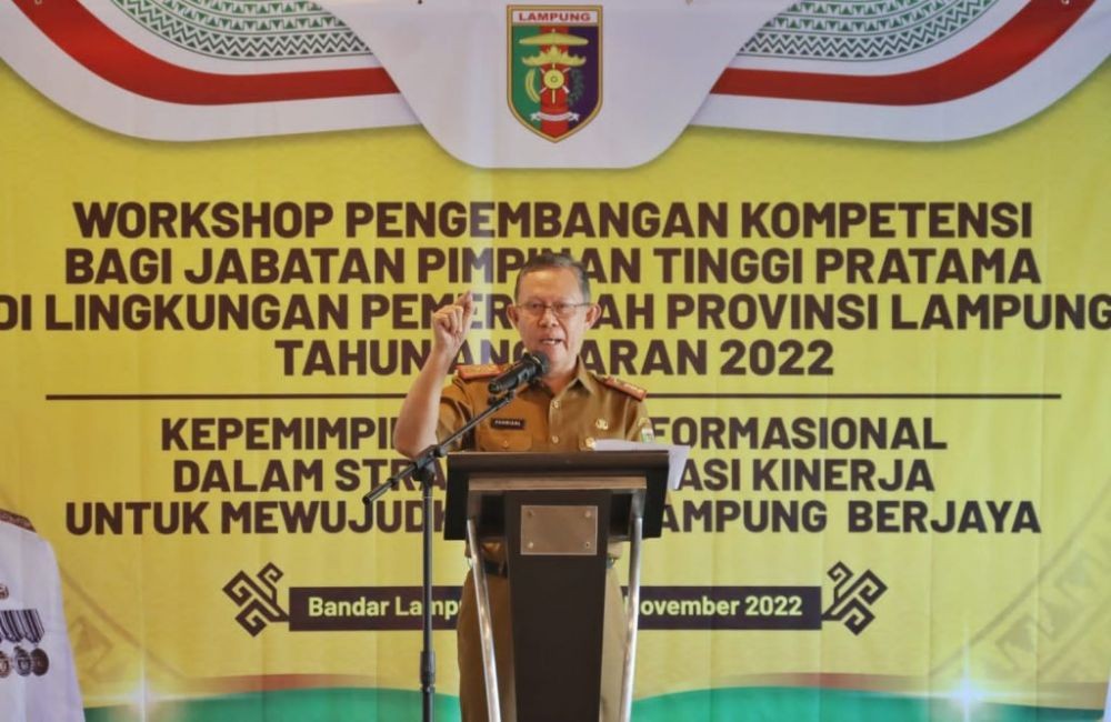 Pejabat Tinggi Pemprov Lampung Diminta Hindari Perilaku Hedonisme