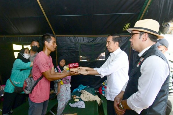 Jokowi: 39 Orang Masih Hilang di Cugenang Kabupaten Cianjur