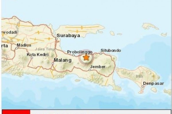 Probolinggo Diguncang Gempa M 4,1