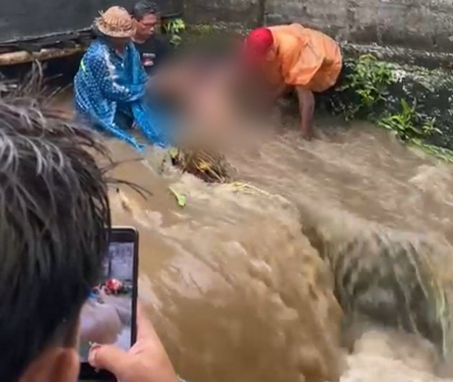 Hujan Deras di Gianyar, Pria Meninggal Hanyut Terseret Arus Sungai 