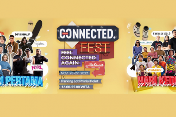 Connected Fest di Makassar, Hubungkan Lagi Musisi dengan Penggemarnya