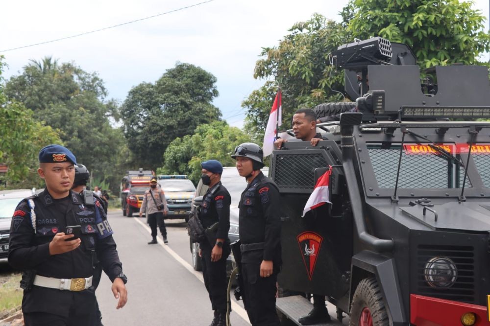 Polisi Tangkap 15 Pelaku Pembakaran Aset Perusahaan Sawit di Lamteng