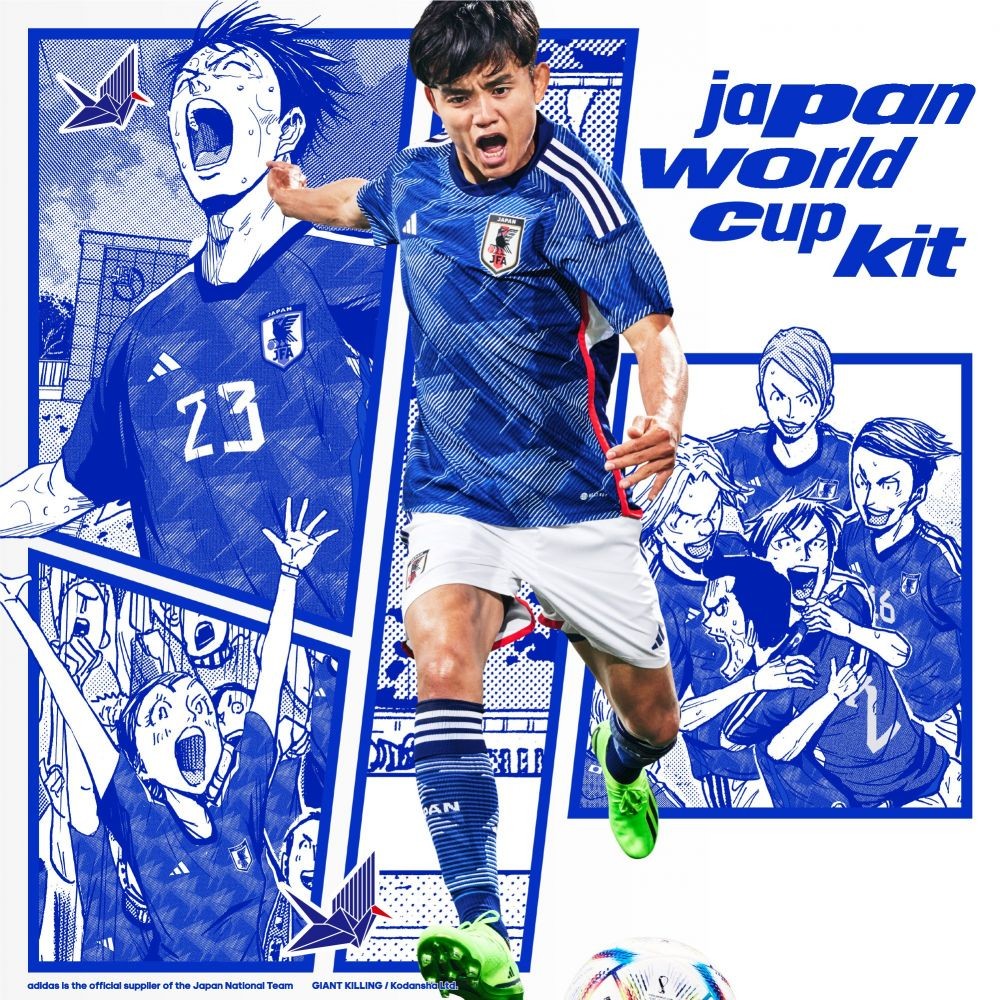 Inspirasi Blue Lock Dan Giant Killing Dalam Jersey Jepang   Japan Giant Killing 2eb53efbc8d55c97c328e2f423d88ab8 