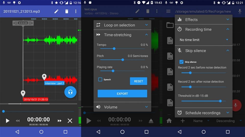 Запись звука на андроид. Better Voice обзор. RECFROGE 2 Audio recored на телефон. Android compare two Audio.