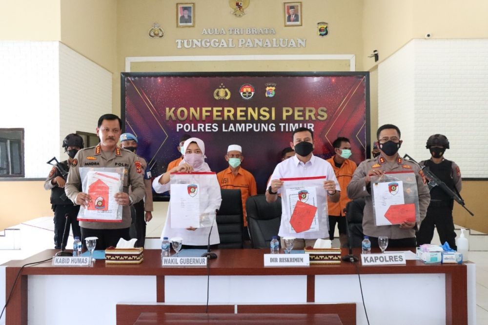Klaim Tanah Adat, 4 Tersangka Mafia Tanah Jual Lahan Kwarda Lampung