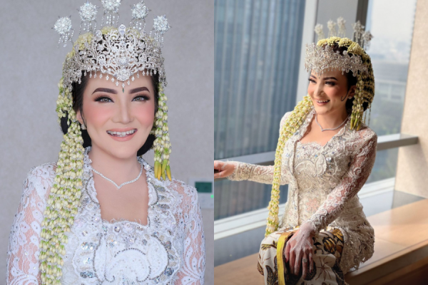 9 Makeup dan Busana Akad Pernikahan Kiki Amalia, Mengusung Tema Sunda