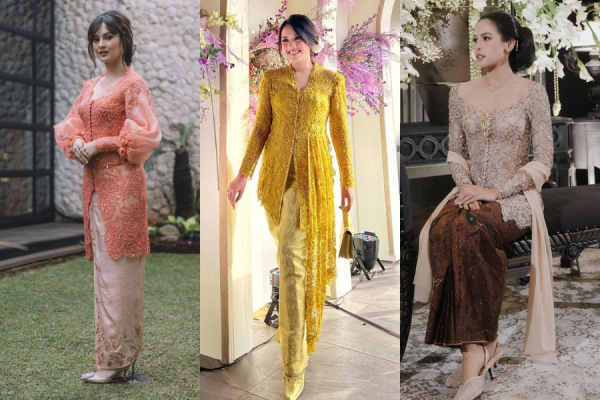 9 Model Kebaya Brokat Kekinian untuk Bridesmaid, Beraneka Gaya & Warna