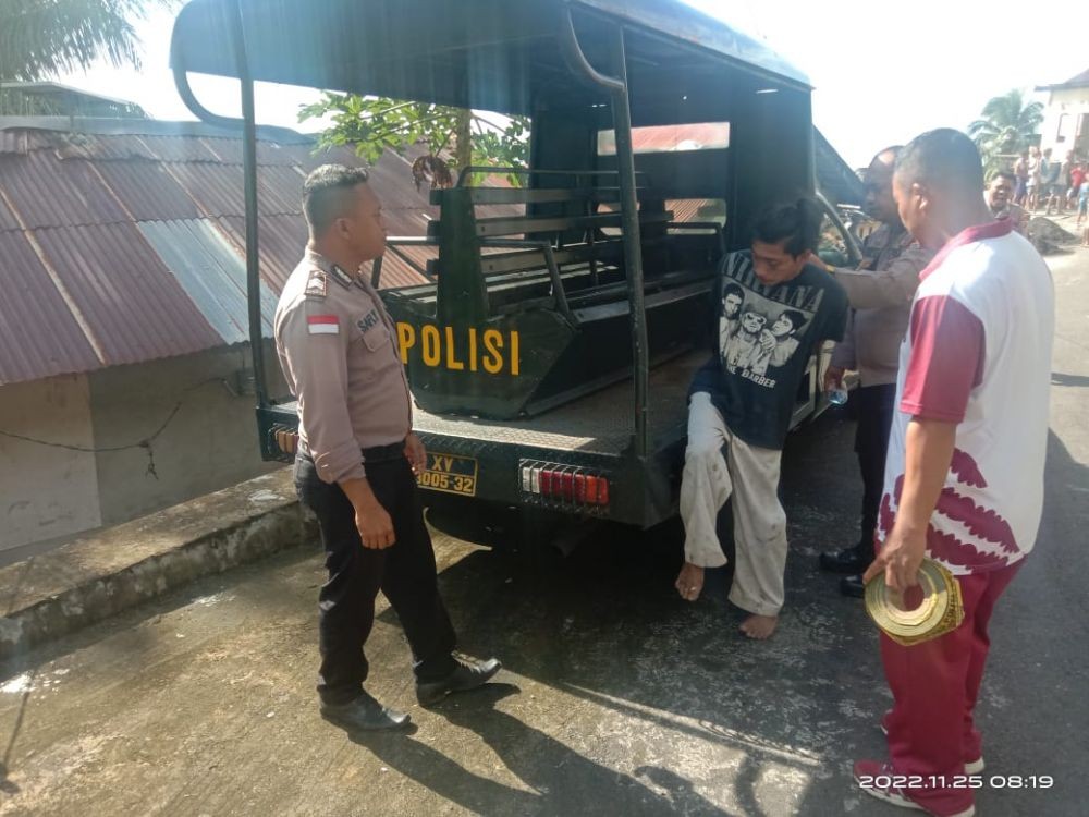 Menang Taruhan Piala Dunia Tak Dibayar Penuh, Pria Sulut Bakar Rumah