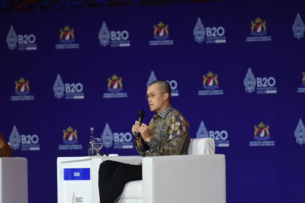 Hadiri B20, Pendiri Binance Ingatkan Perlindungan Konsumen