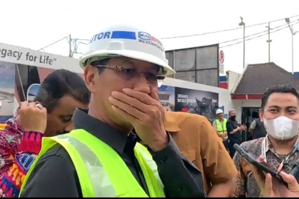 Aksi Unik Pj Gubernur DKI Heru Budi Tutup Mulut soal Reuni 212 