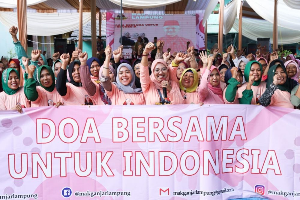 Relawan Mak Ganjar Lamteng Gemakan Doa untuk Indonesia Lebih Baik