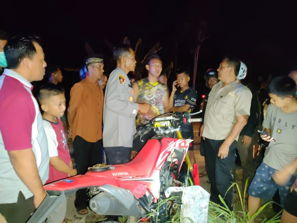 Apes! Pencuri Motor di Lampung Selatan Kecelakaan dan Meninggal