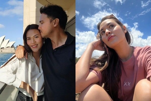 9 Momen Raisa dan Hamish Liburan di Australia, Ajak Anak Main Layangan