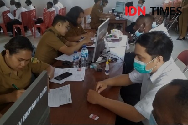 538 Pegawai Honorer di Mimika Ikut Seleksi SKD-SKB Formasi CPNS 2021