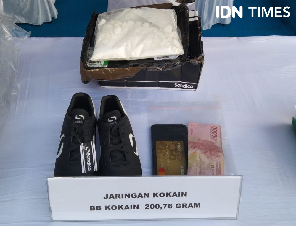 Kokain Senilai Rp1 Miliar Dikirim dari Inggris ke Bali
