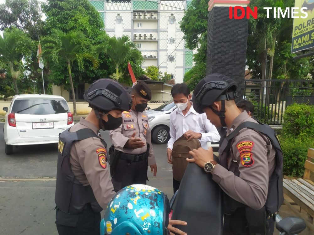 Bom Bunuh Diri di Bandung, Polda Lampung Perketat Pengamanan Markas