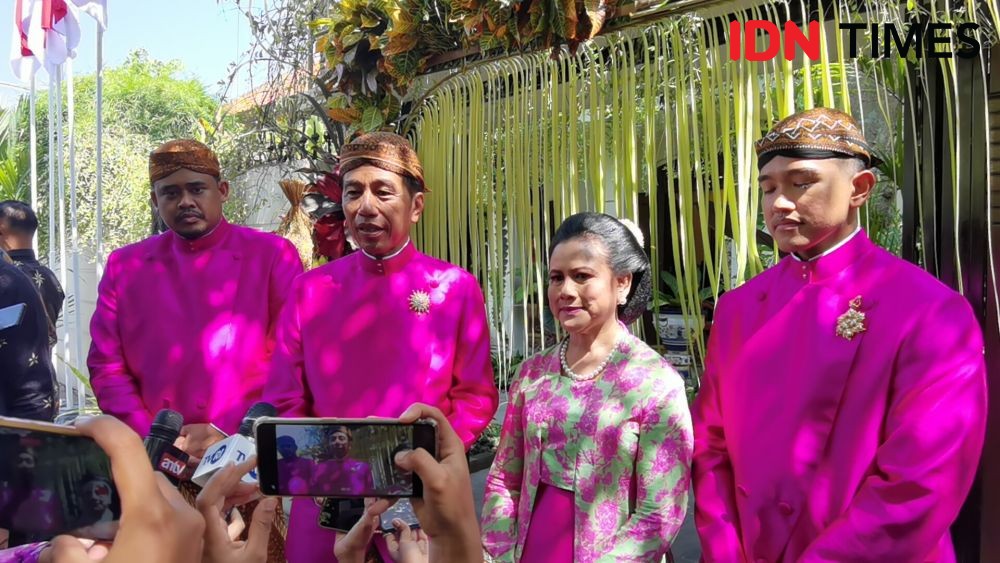 Prosesi Siraman, Jokowi: Ibu Iriana dan Kaesang Menangis