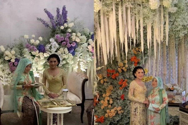9 Dekorasi Midodareni Kaesang dan Erina, Apik Bernuansa Lilac