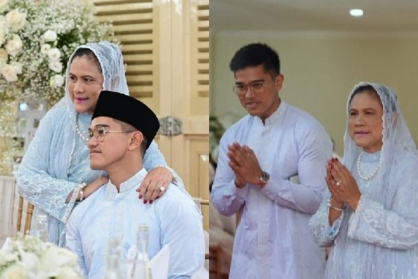 10 Potret Iriana Jokowi Setia Dampingi Kaesang di Momen Pengajian