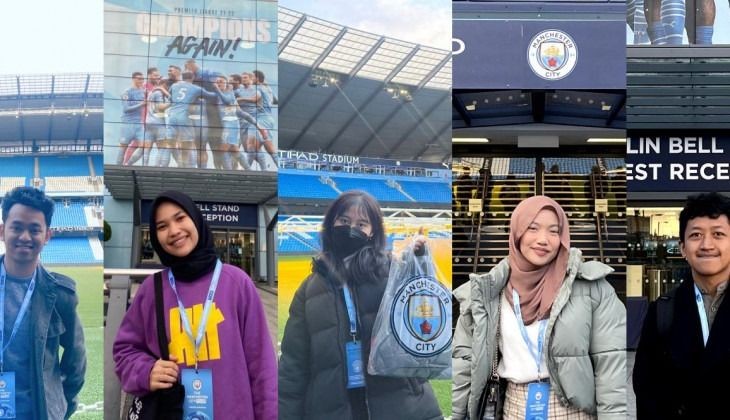 Mahasiswa UGM Belajar Bisnis Sepak Bola di Manchester City  