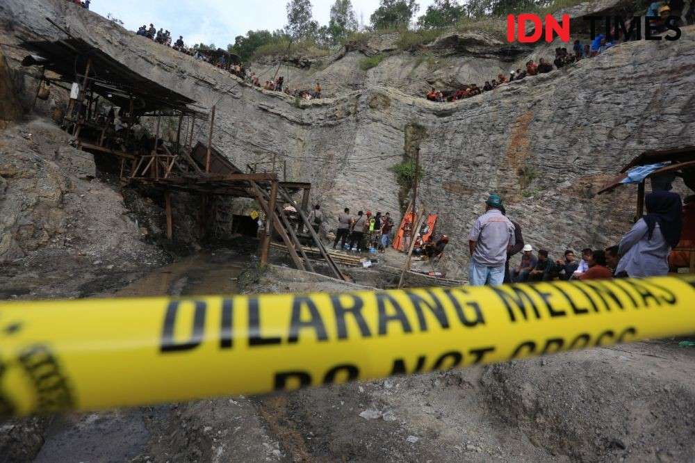 [Foto] Potret Lokasi Tambang Di Sawahlunto Tewaskan 9 Orang