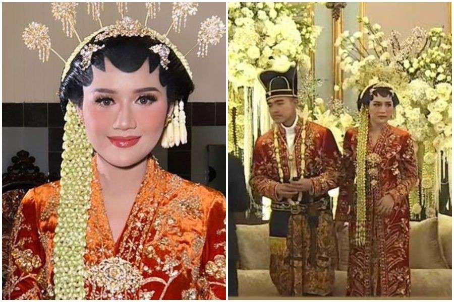 10 Inspirasi Kebaya Dan Makeup Resepsi Erina Gudono