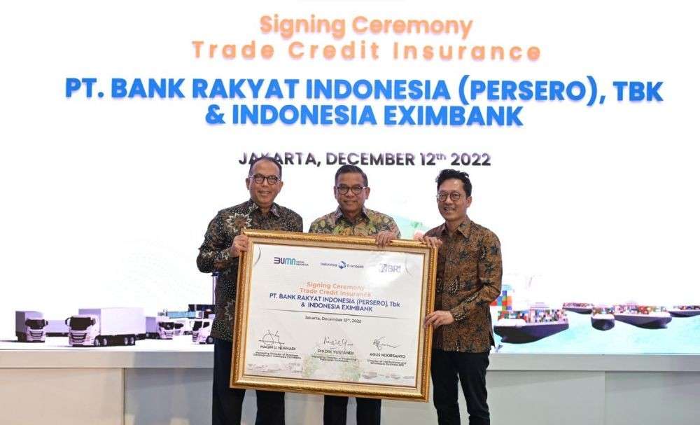 Dorong Ekspor, BRI Kerja Sama Dengan Indonesia Eximbank