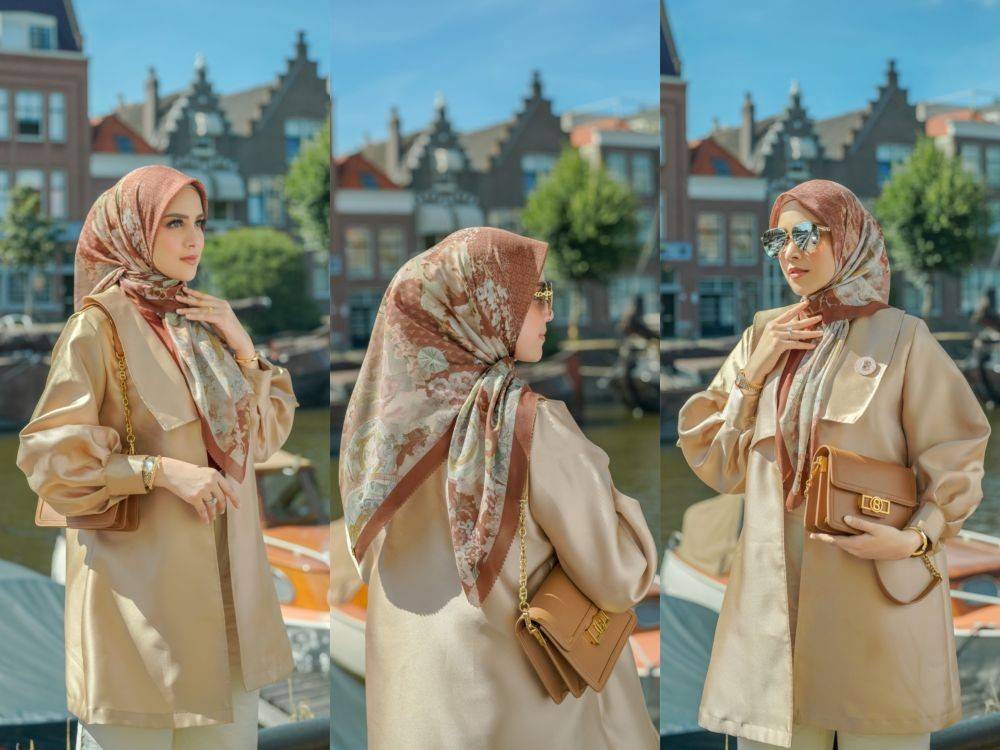 9 Inspirasi Outfit Hijab Look Untuk Ngantor, Elegan Banget!