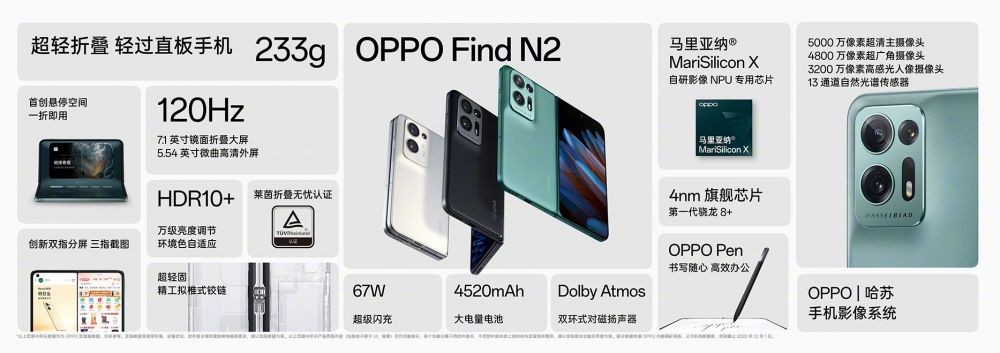 Oppo Umumkan Find N2 dan Find N2 Flip, Saingan Samsung!