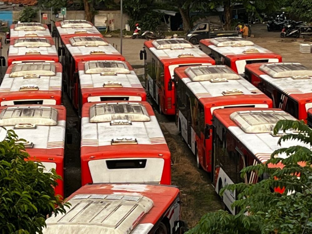 Ada 417 Bus TransJakarta Senilai Rp21 M Mangkrak