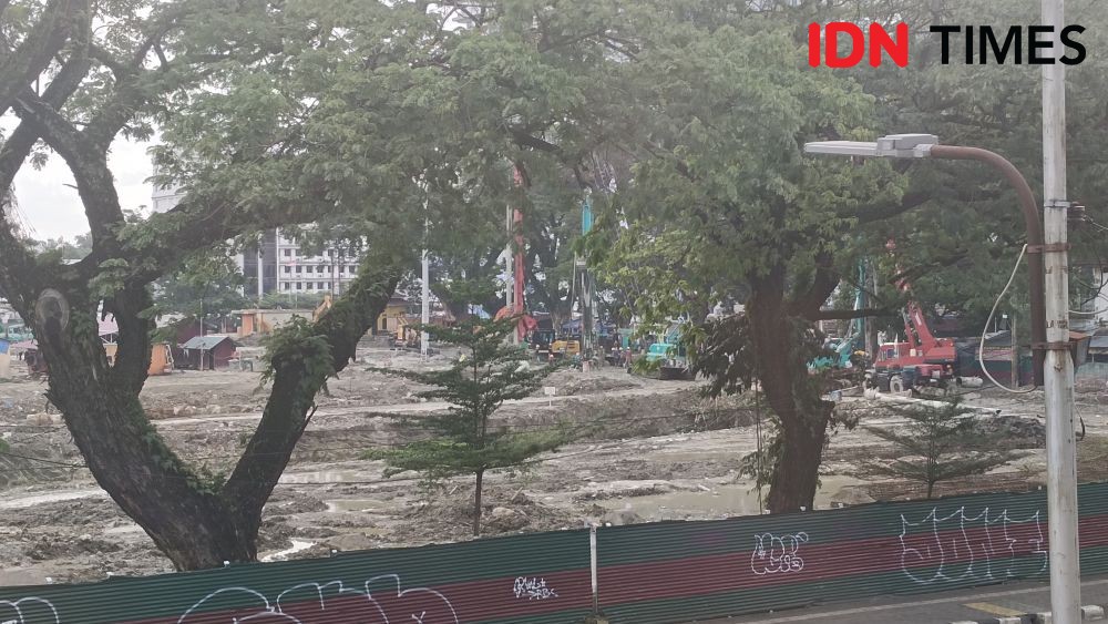 Potret Terkini Revitalisasi Lapangan Merdeka Medan