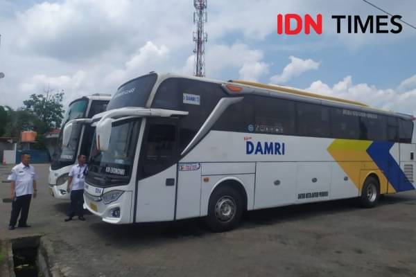 114 Armada Bus DAMRI Di Lampung Siap Mengaspal Selama Nataru