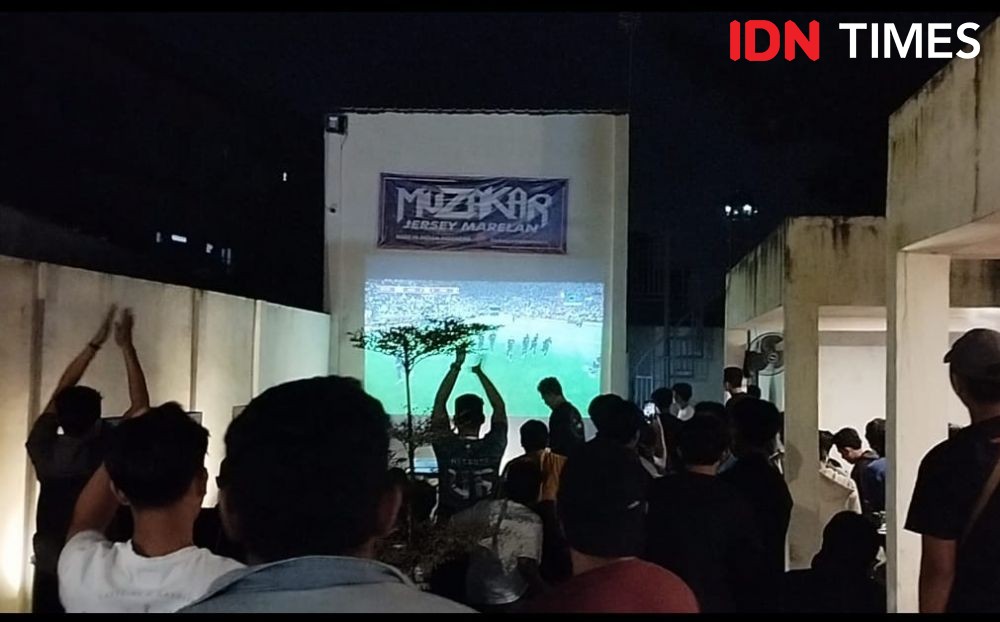 Dramatis! Intip Serunya Nobar Final Piala Dunia 2022 di Medan