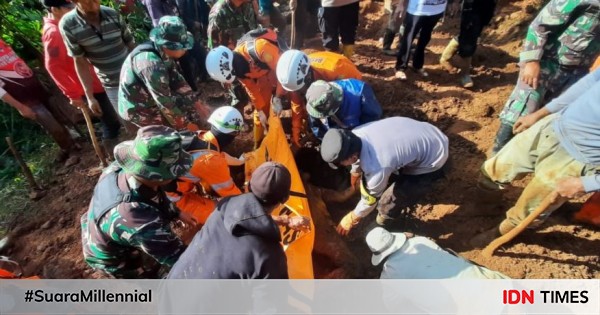 Korban Tertimbun Longsor Di Sumedang Berhasil Ditemukan 9536