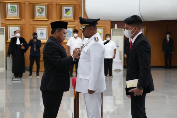 Mendagri Lantik Triwarno Purnomo Jadi Pj Bupati Jayapura