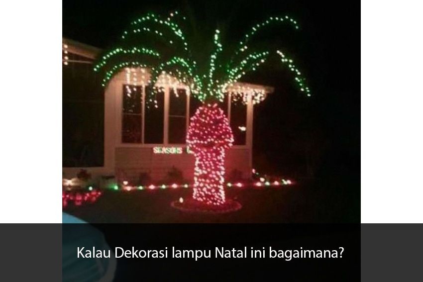 [QUIZ] Dekorasi Natal Nyeleneh Ini Bakal Uji Seberapa Nakal Pikiran Kamu