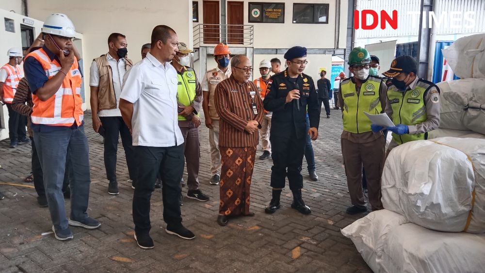 Natal Makin Dekat, Aparat Periksa Ketersediaan Bahan Pokok di TPKS Semarang