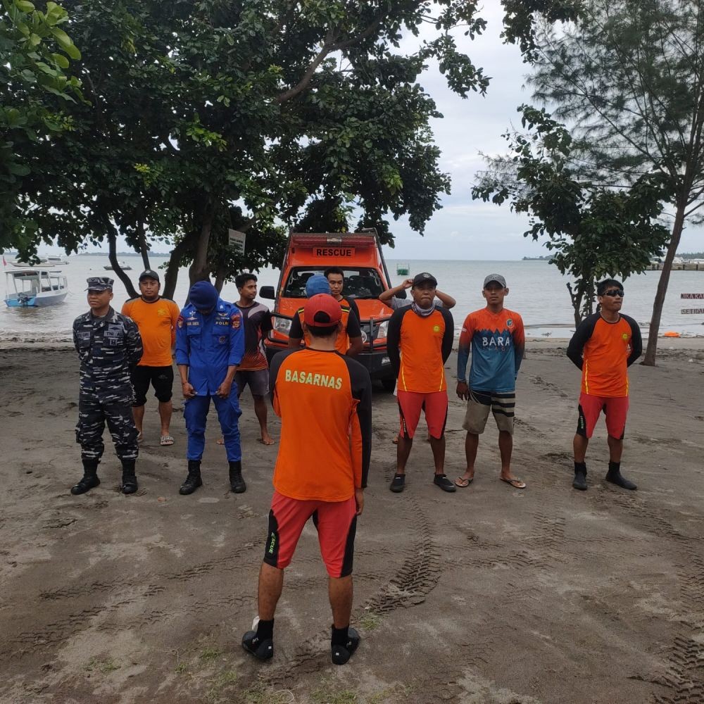 SAR Hentikan Pencarian Warga Prancis yang Tenggelam di Lombok Utara
