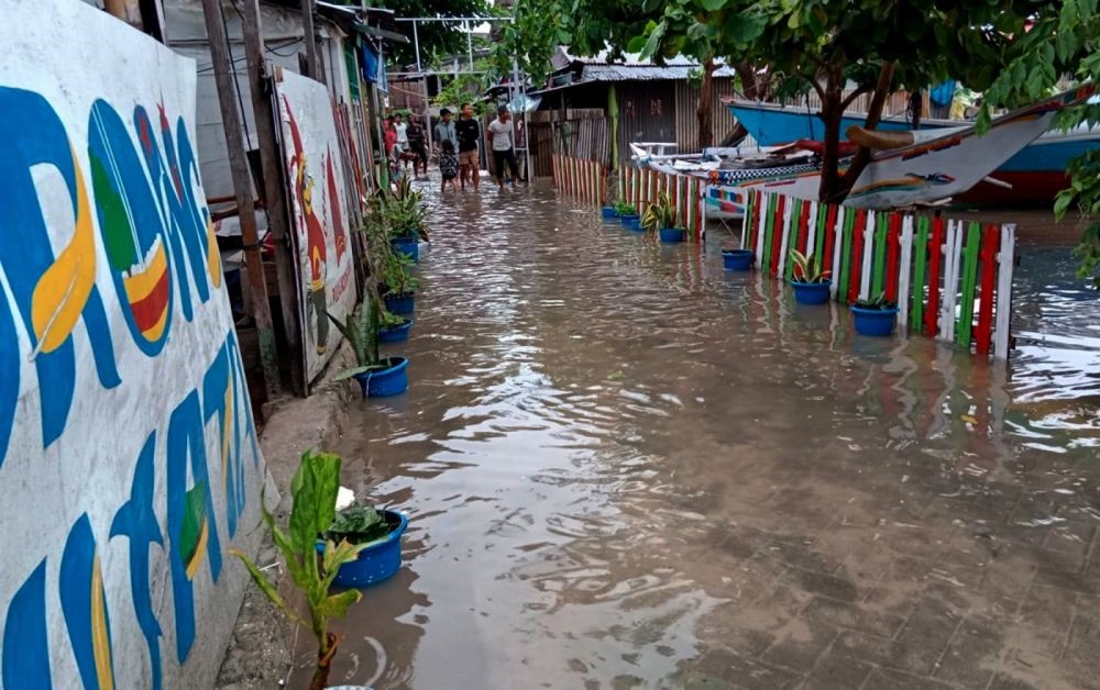 Nasib Warga Pulau Kecil di Makassar Terdampak Cuaca Ekstrem