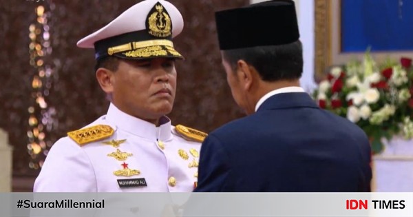 Jokowi Lantik Muhammad Ali Jadi KSAL, Gantikan Yudo Margono