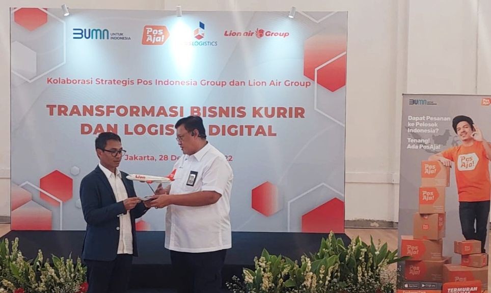 Pos Indonesia Group dan Lion Air Group Permudah Para Pelaku UMKM