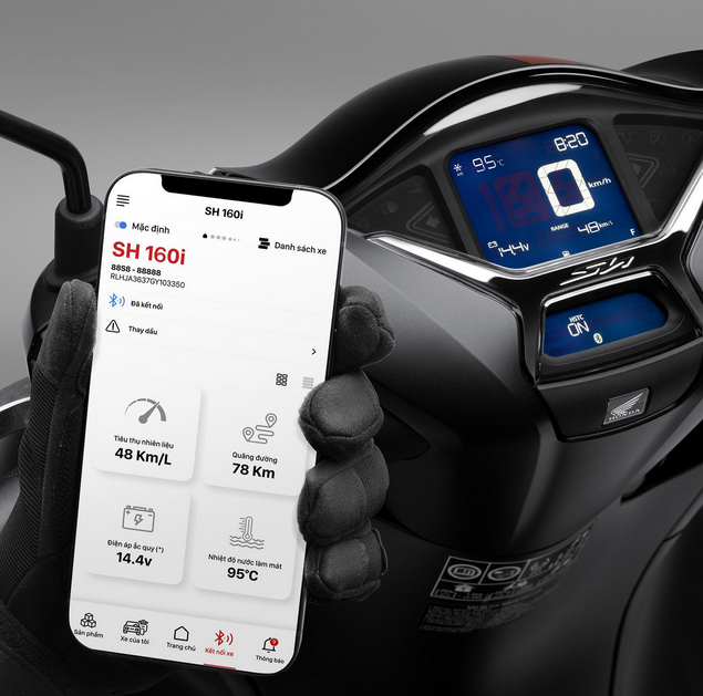 Honda SH160i Meluncur, Bisa Terhubung Dengan Smartphone!