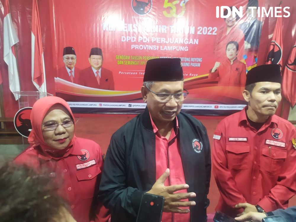 Refleksi 2022, PDIP Lampung Siapkan 1.045 Bacaleg untuk Pemilu 2024