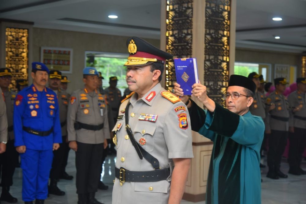 Brigjen Pol Umar Effendi Resmi Jabat Wakapolda Lampung