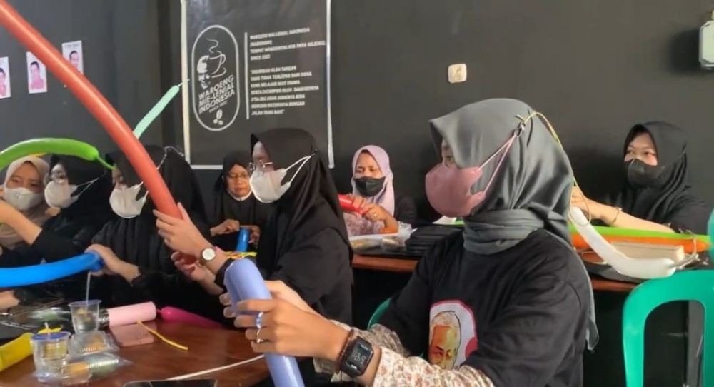 GMC Gelar Pelatihan Bouquet Balon Art, Sasar Milenial Lampung