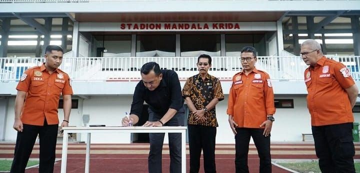 Tak Ada Lampu, Stadion Mandala Krida Yogyakarta Peroleh Skor 70 Persen